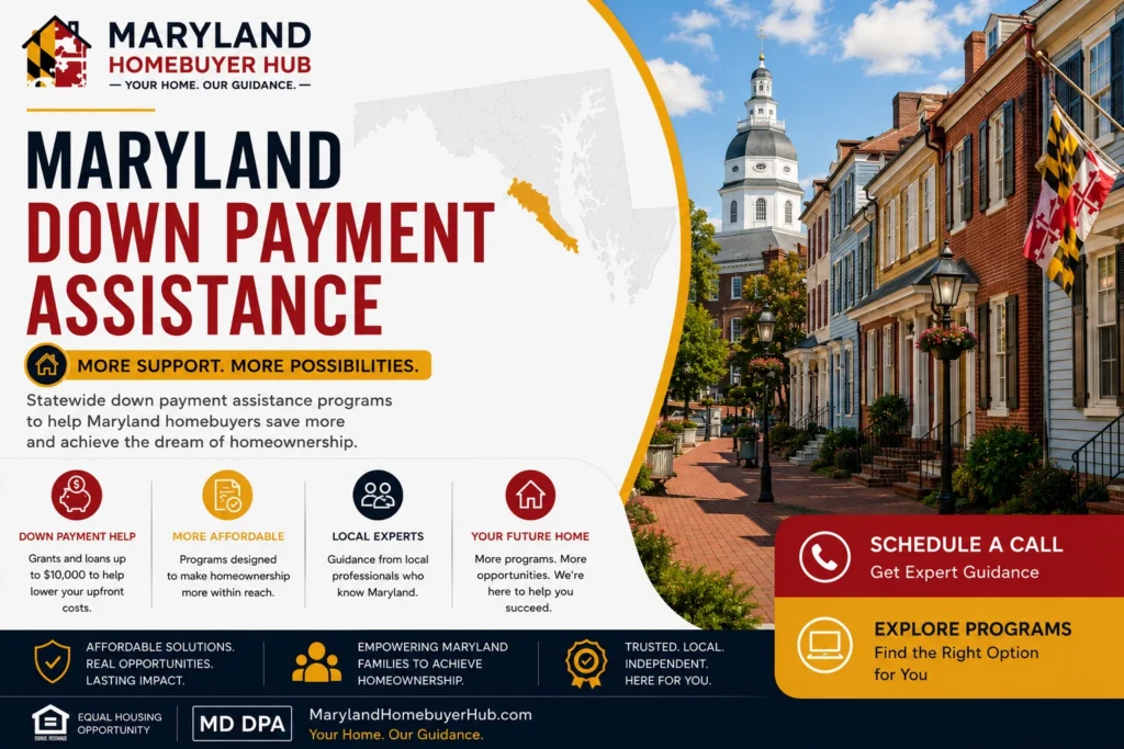 Maryland homebuyers exploring MMP Flex mortgage and down payment assistance options